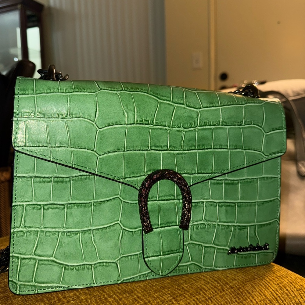 Green Leather Purse